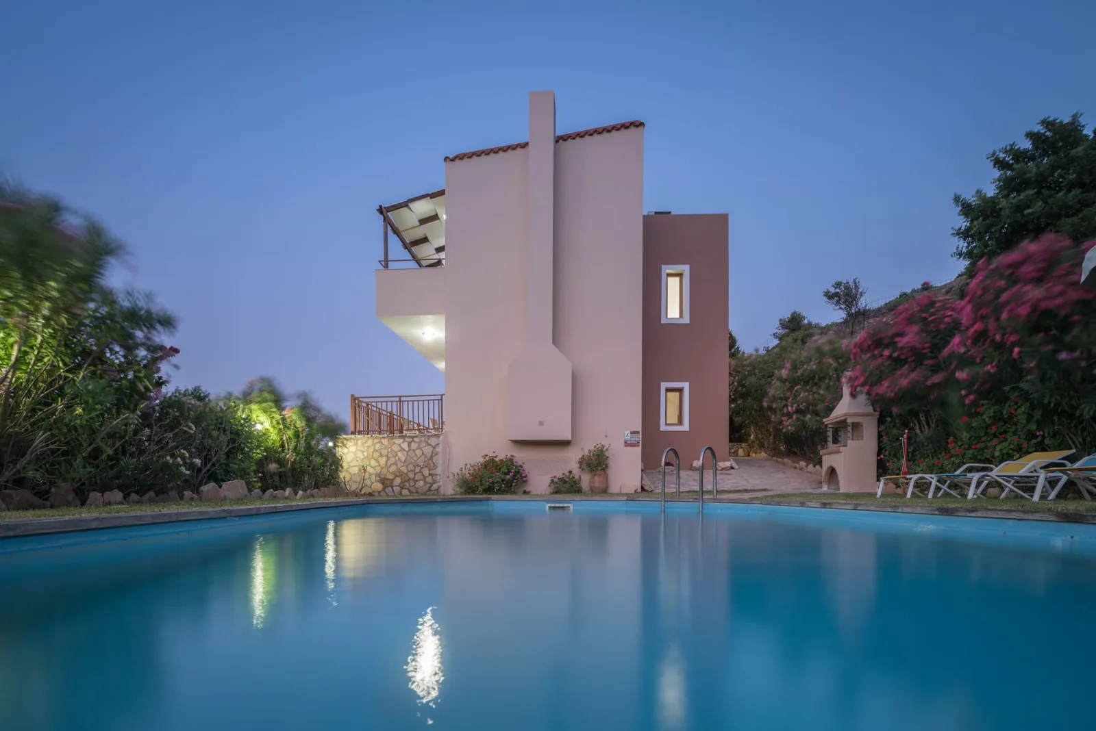 Triopetra Luxury Villas Panagia, Triopetra, Grčka — Superior Villa with Private Pool and Sea/Garden View (Dimitris)