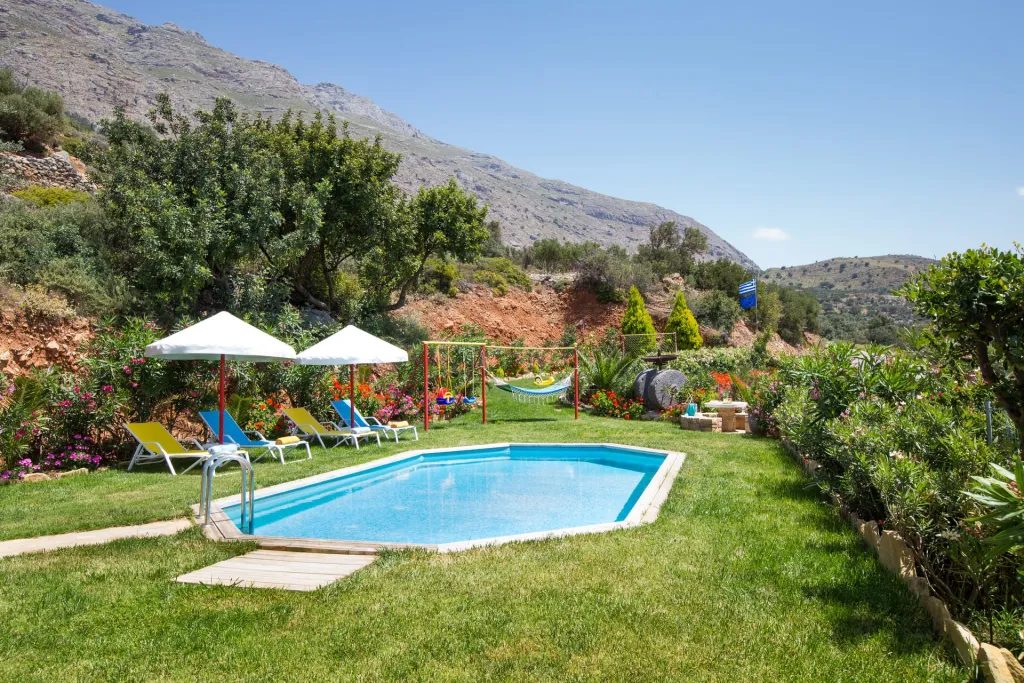 Triopetra Luxury Villas Panagia, Triopetra, Grčka — Superior Villa with Private Pool and Sea/Garden View (Dimitris)