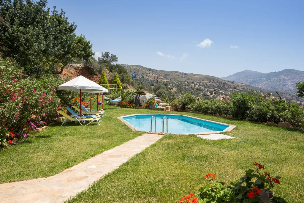 Triopetra Luxury Villas Panagia, Triopetra, Grčka — Superior Villa with Private Pool and Sea/Garden View (Dimitris)