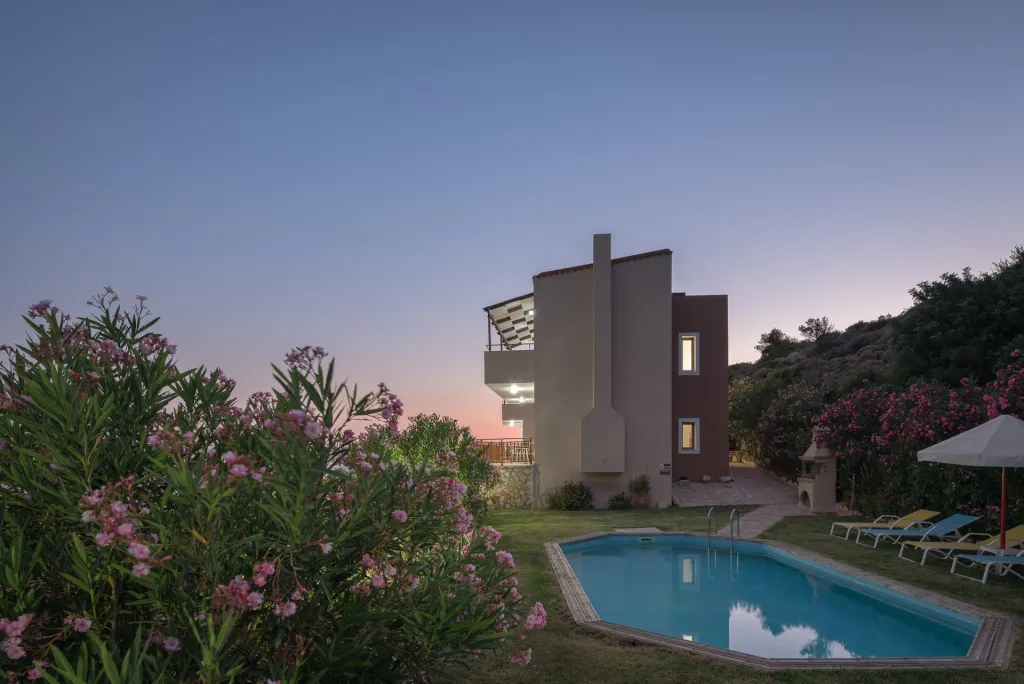 Triopetra Luxury Villas Panagia, Triopetra, Grčka — Superior Villa with Private Pool and Sea/Garden View (Dimitris)