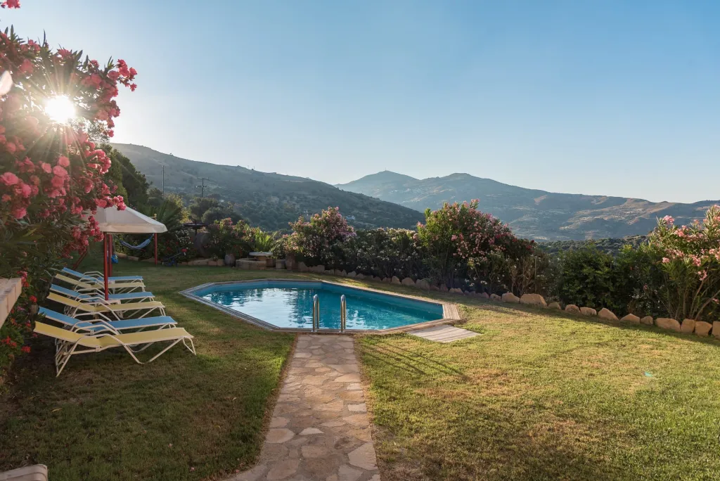 Triopetra Luxury Villas Panagia, Triopetra, Grčka — Superior Villa with Private Pool and Sea/Garden View (Dimitris)