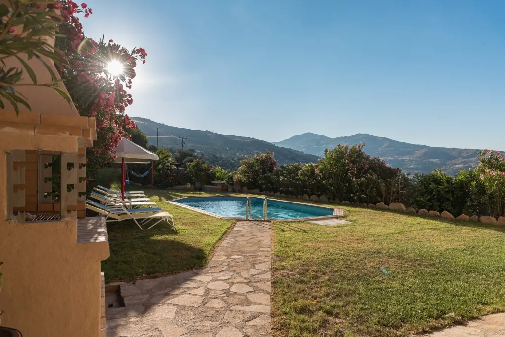 Triopetra Luxury Villas Panagia, Triopetra, Grčka — Superior Villa with Private Pool and Sea/Garden View (Dimitris)