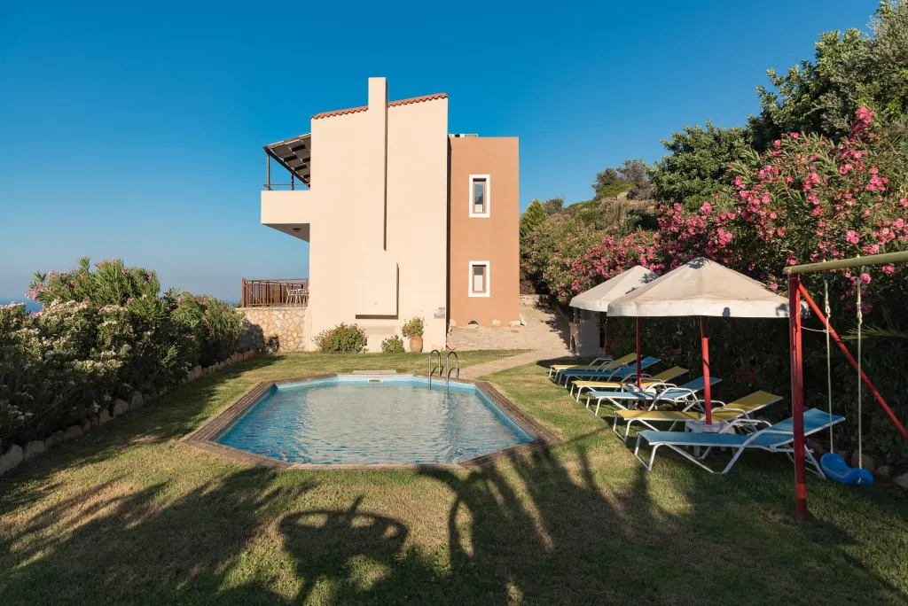 Triopetra Luxury Villas Panagia, Triopetra, Grčka — Superior Villa with Private Pool and Sea/Garden View (Dimitris)