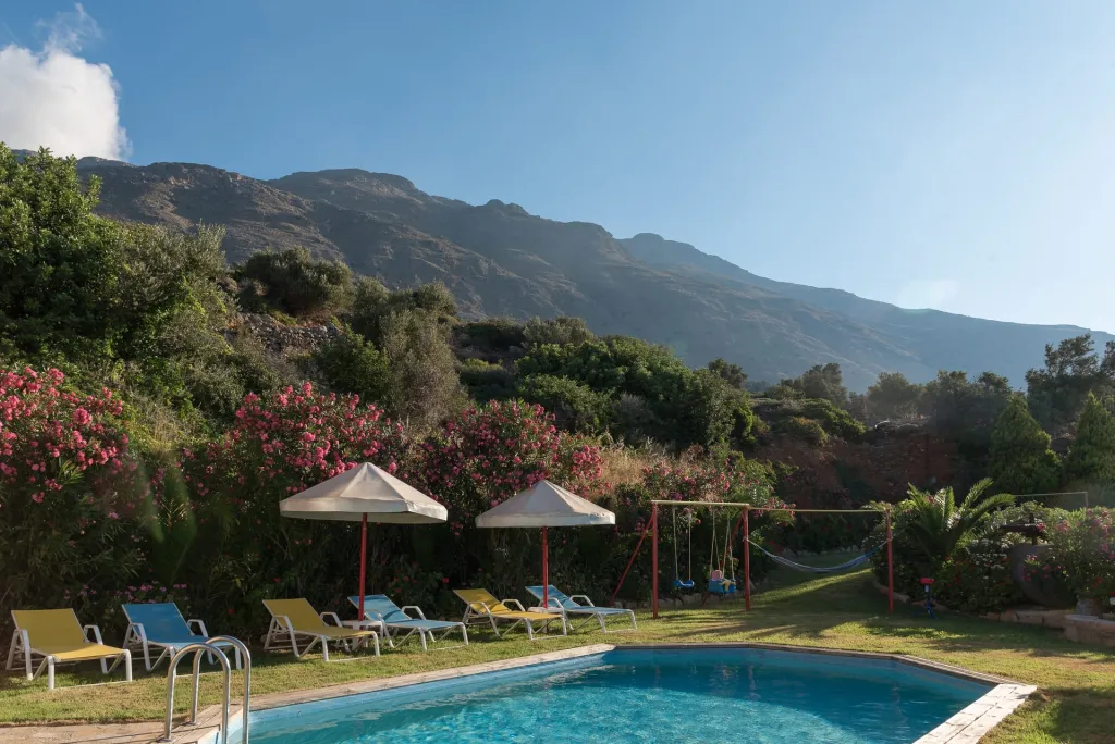Triopetra Luxury Villas Panagia, Triopetra, Grčka — Superior Villa with Private Pool and Sea/Garden View (Dimitris)