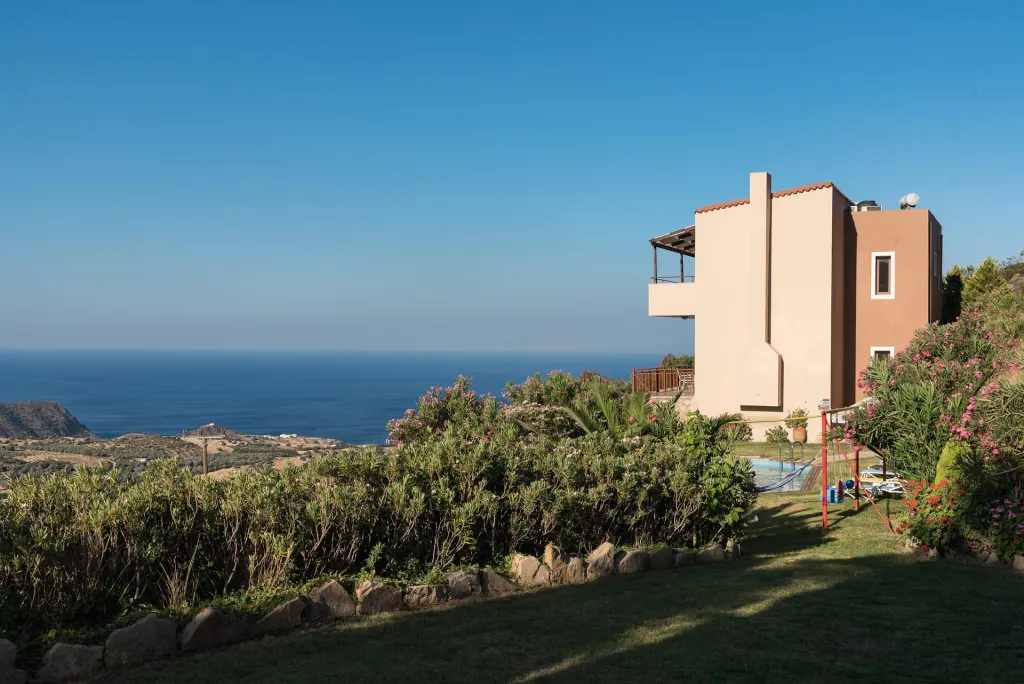 Triopetra Luxury Villas Panagia, Triopetra, Grčka — Superior Villa with Private Pool and Sea/Garden View (Dimitris)