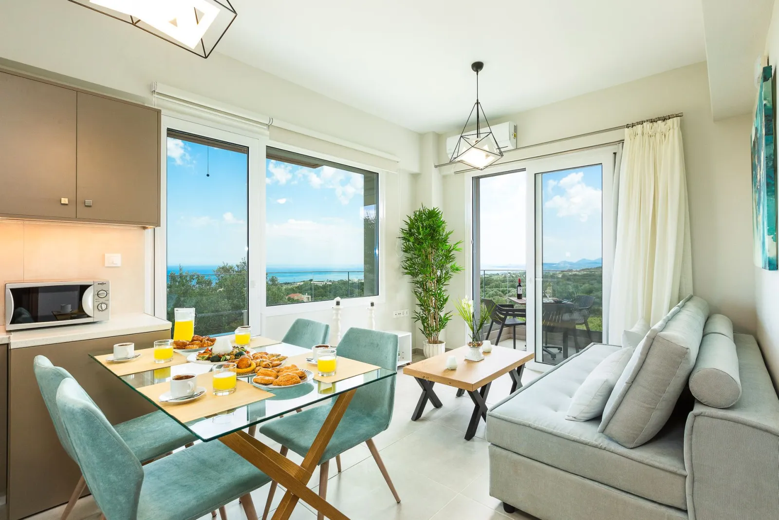 Vigla Suites, Vederi, Grčka — One Bedroom Apartment with Sea View