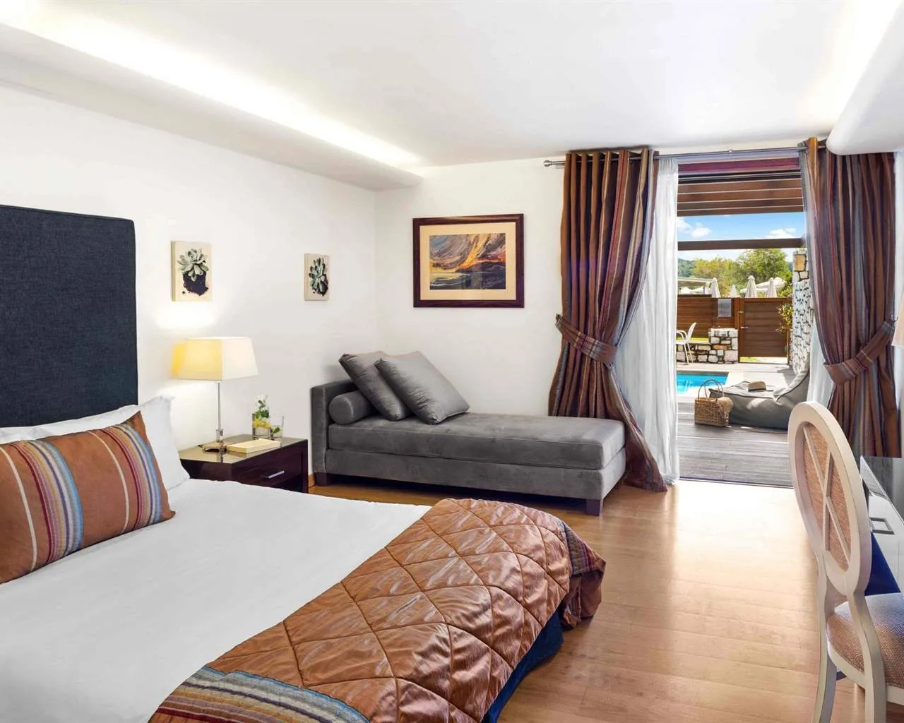 Princess Resort Skiathos SANTIKOS COLLECTION, Agia Paraskevi, Grčka — Room Premier Private Pool Sea View