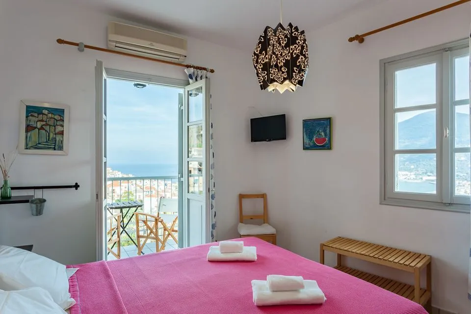 Thea Home Hotel by Booking Kottas, Skopelos – Chora, Grčka — Double Room Sea View