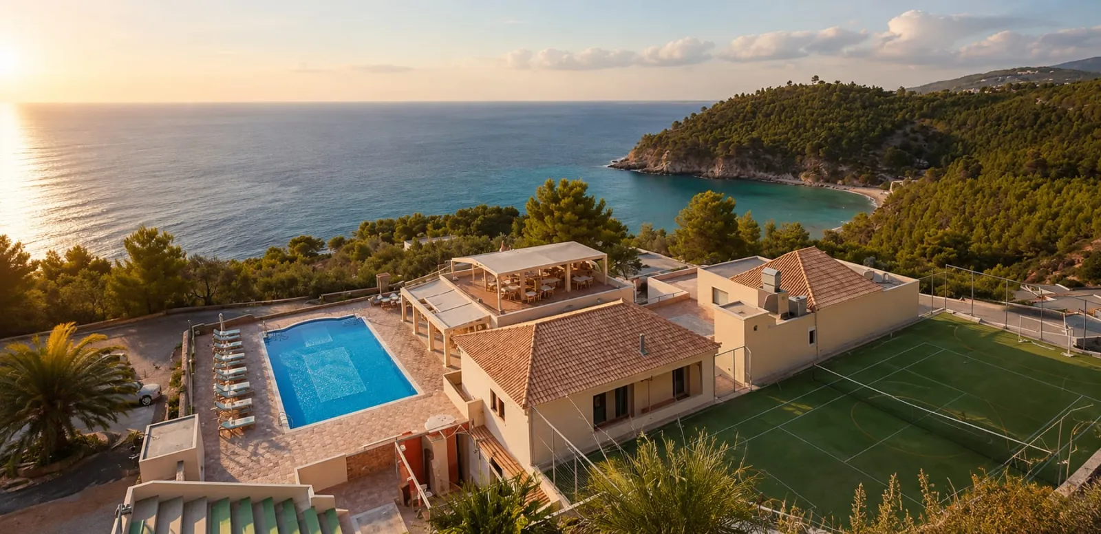 Alonissos Beach Bungalows & Suites Hotel, Milia