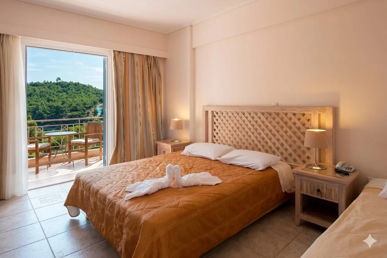 Alonissos Beach Bungalows & Suites Hotel, Milia, Grčka — Classic Double Bungalow