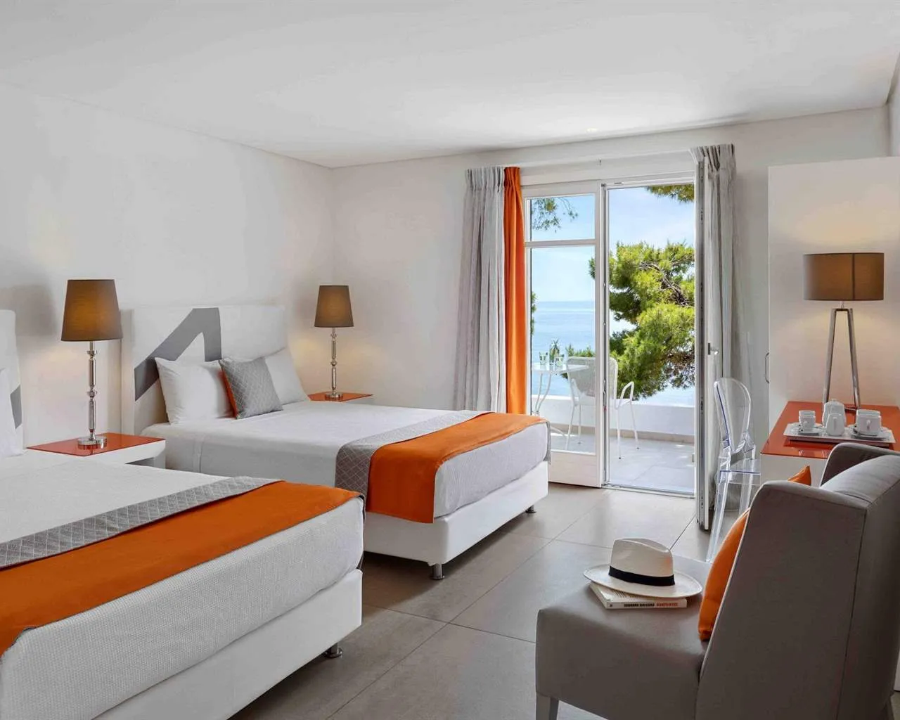 Marpunta Resort Alonnisos SANTIKOS COLLECTION, Marpunta, Grčka — Family Room Sea View