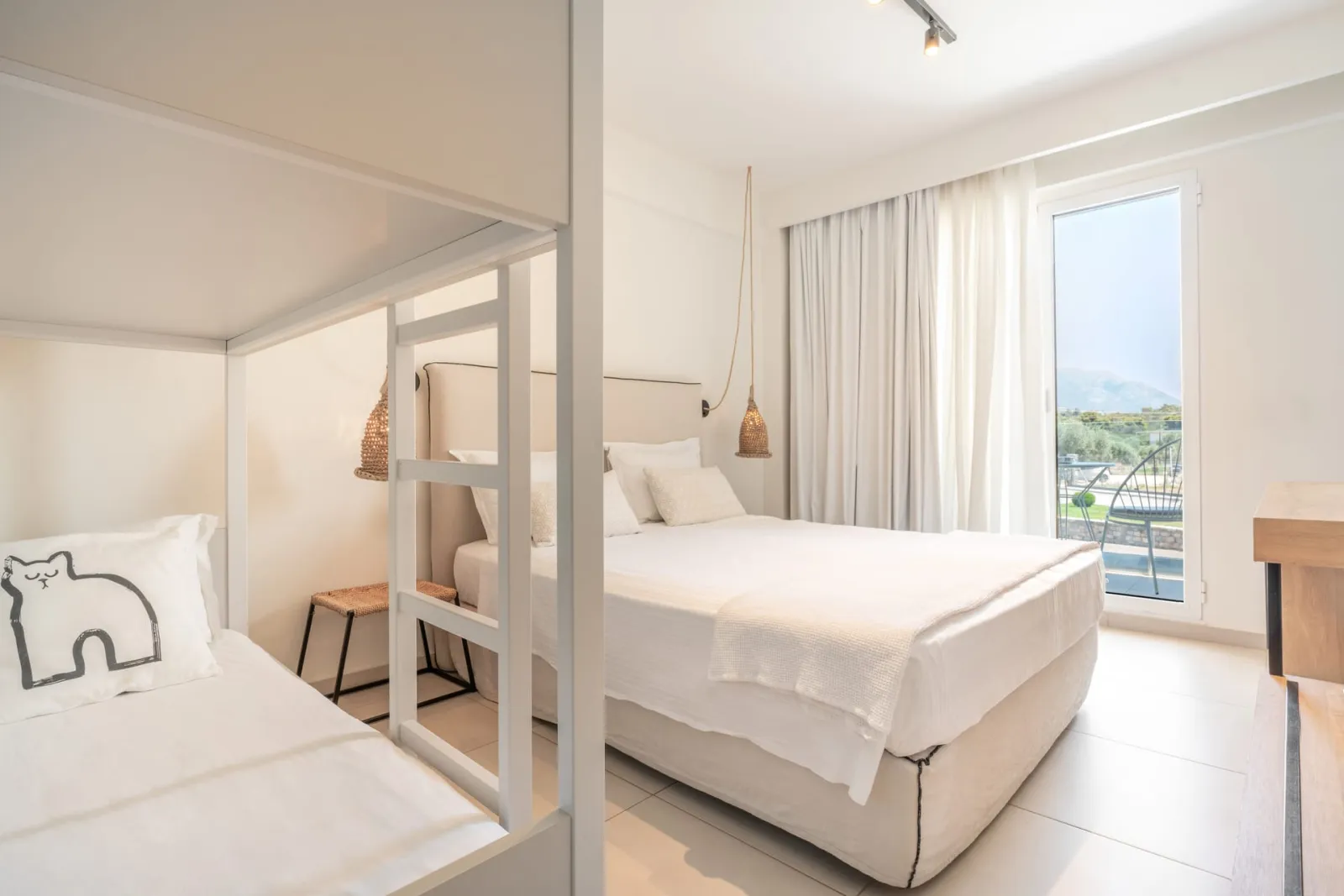 Amaronda Resort & Spa Eretria, Eretria, Grčka — Comfort Family Room with Sea View