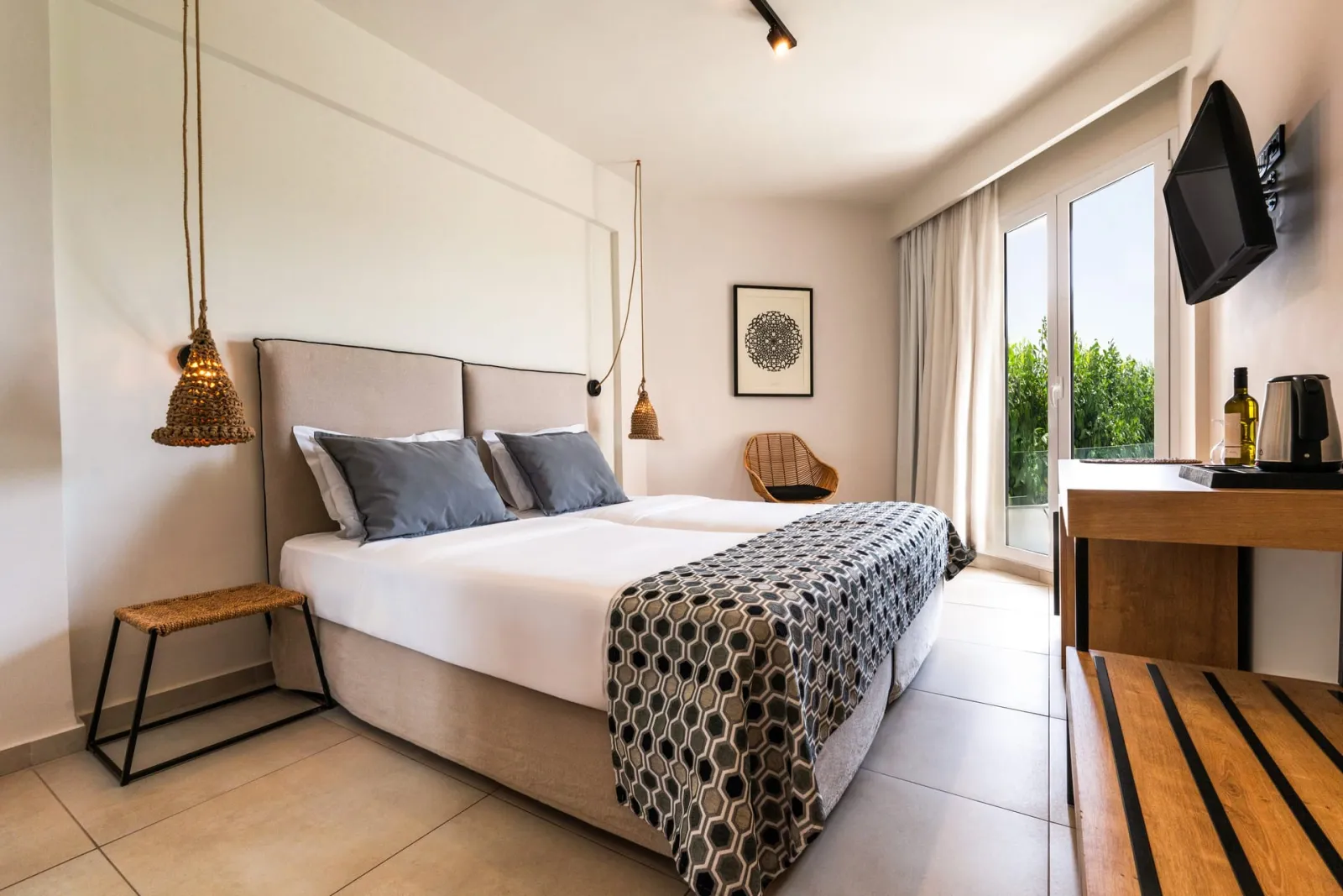 Amaronda Resort & Spa Eretria, Eretria, Grčka — Comfort Room with Garden View
