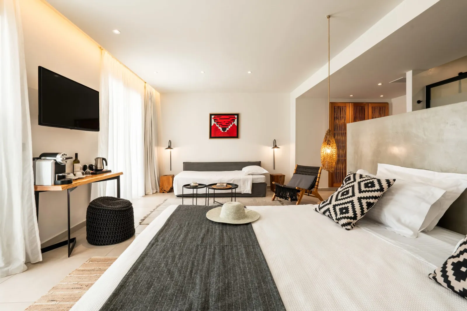 Amaronda Resort & Spa Eretria, Eretria, Grčka — Family Junior Suite with Sea View