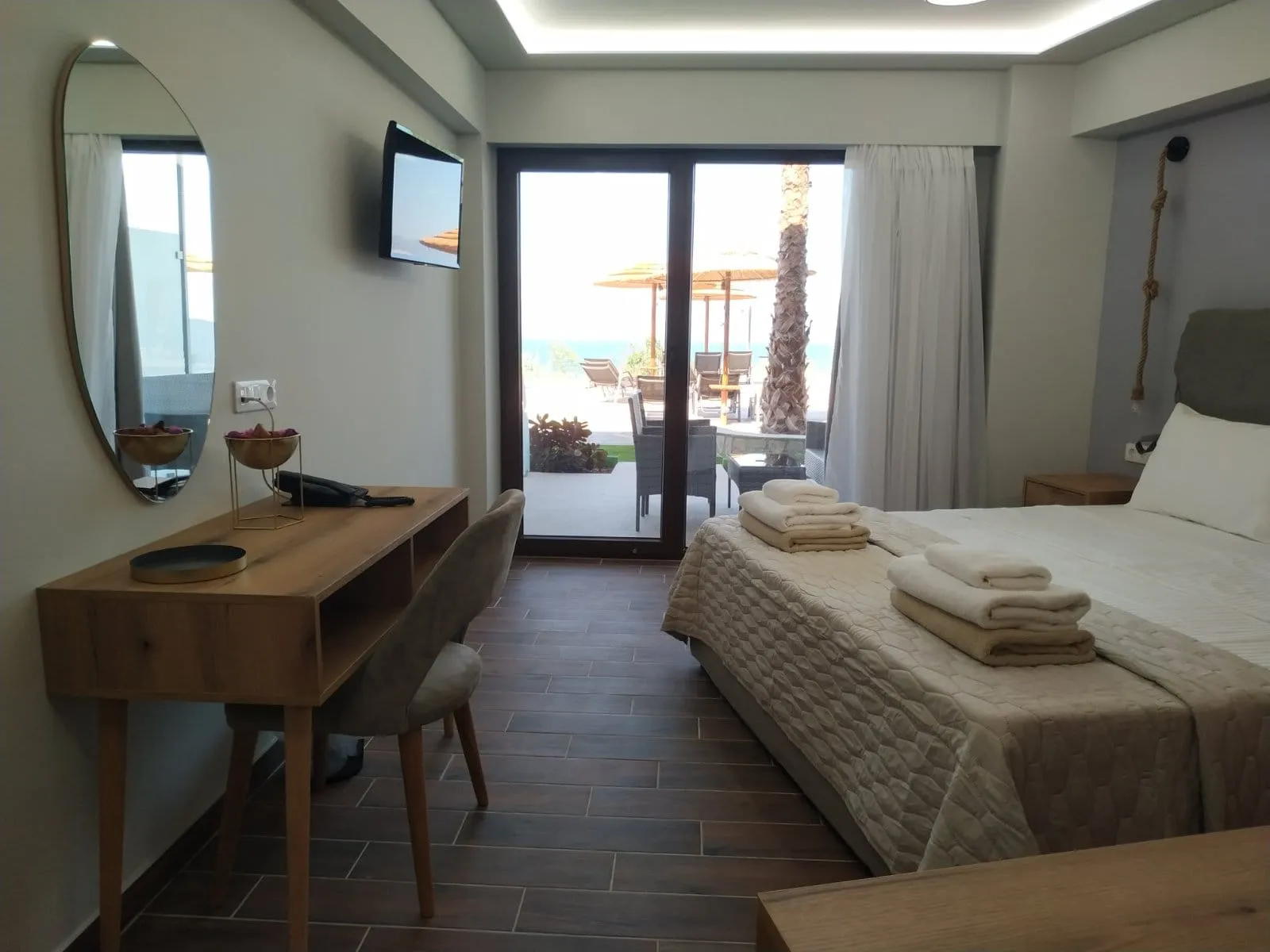 Anthidon Estate, Grčka — Nature Stone Room Sea View - Accessible