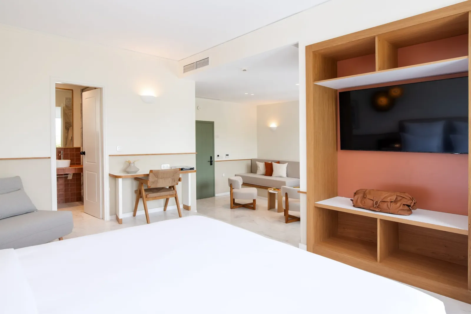 Brown Beach Chalkida, Halkida, Grčka — Superior Family Garden View Room