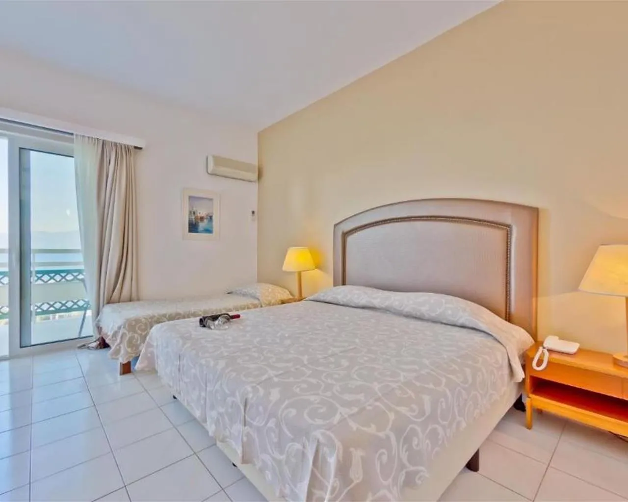 Palmariva Beach Hotel By Anayia All-Inclusive Resorts, Eretria, Grčka — Double for Single Use Superior Sea View