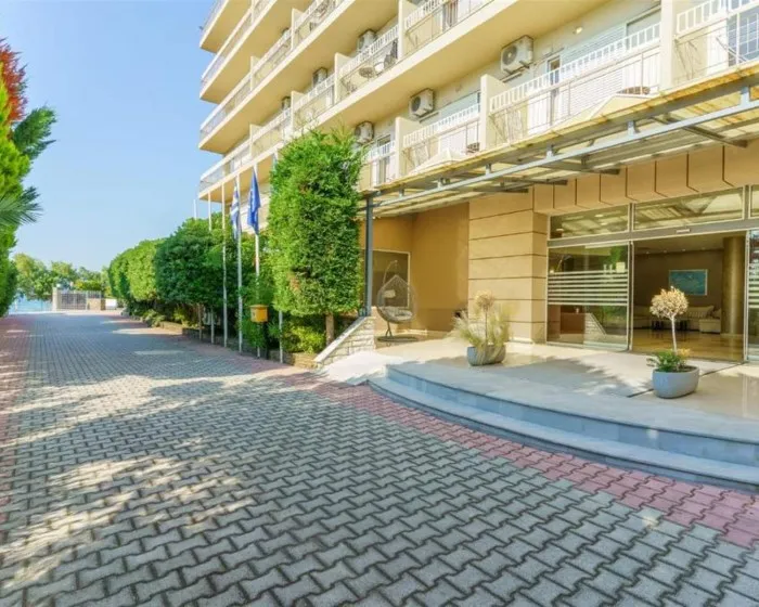 Stefania Beach Hotel By Anayia All-Inclusive Resorts, Amirantos, Grčka — plaža
