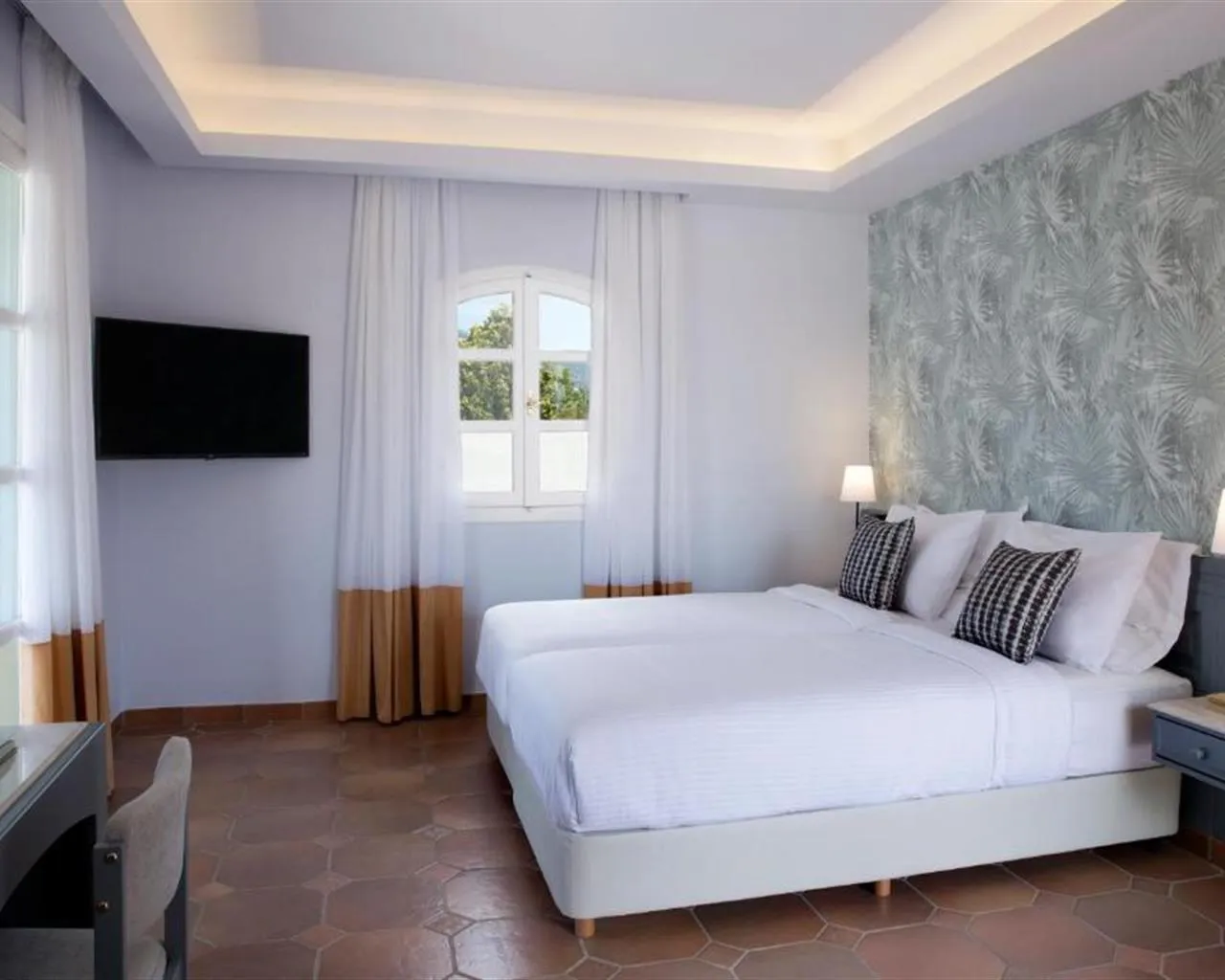 Zeus Eretria Hotel & Spa Resort, Eretria, Grčka — Bungalow Harmony For Single Use Garden View