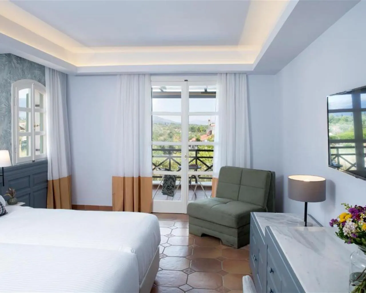 Zeus Eretria Hotel & Spa Resort, Eretria, Grčka — Bungalow Harmony For Single Use Sea View