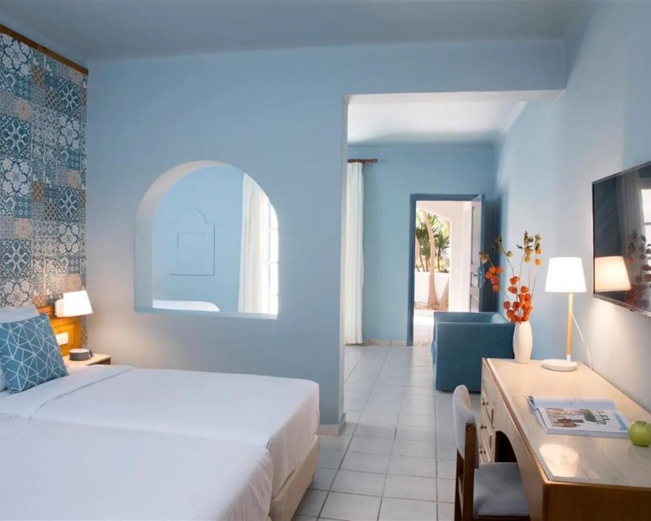 Zeus Eretria Hotel & Spa Resort, Eretria, Grčka — Family Bungalow Suite Garden View