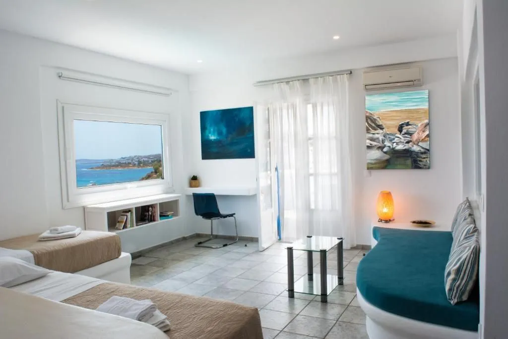 Aloni Hotel Paros, Drios, Grčka — Delight Suite Sea View