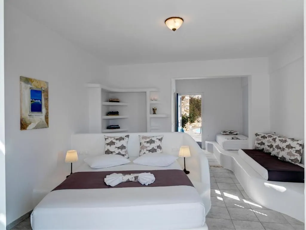 Aloni Hotel Paros, Drios, Grčka — Family Room Sea View