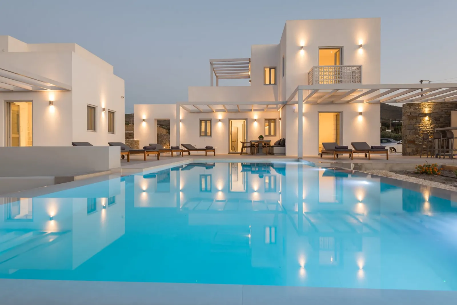 Blue Mare Villas Paros, Nausa, Grčka — Villa Petra