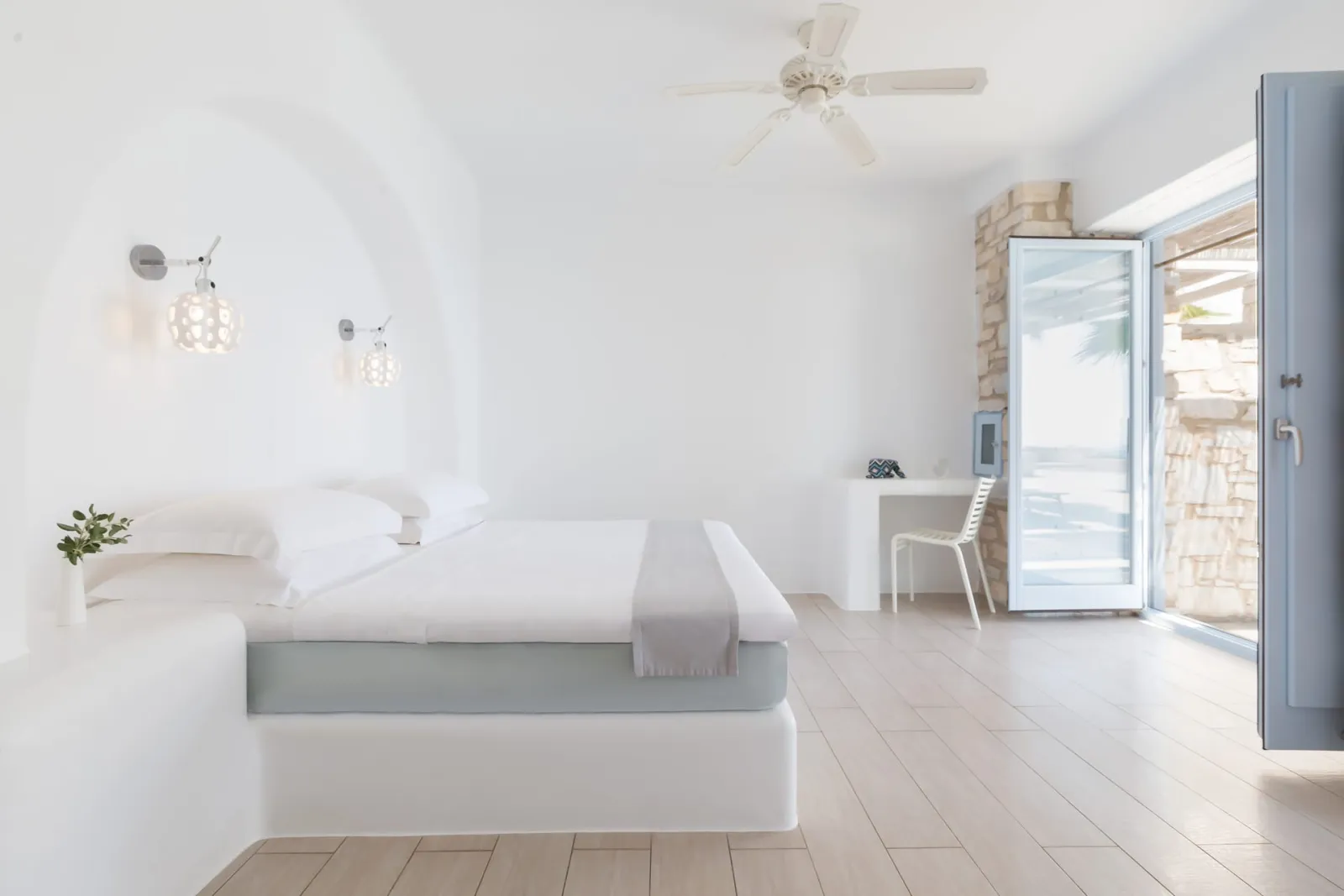 Calme Boutique Hotel Paros, Drios, Grčka — Junior Suite with Sea View