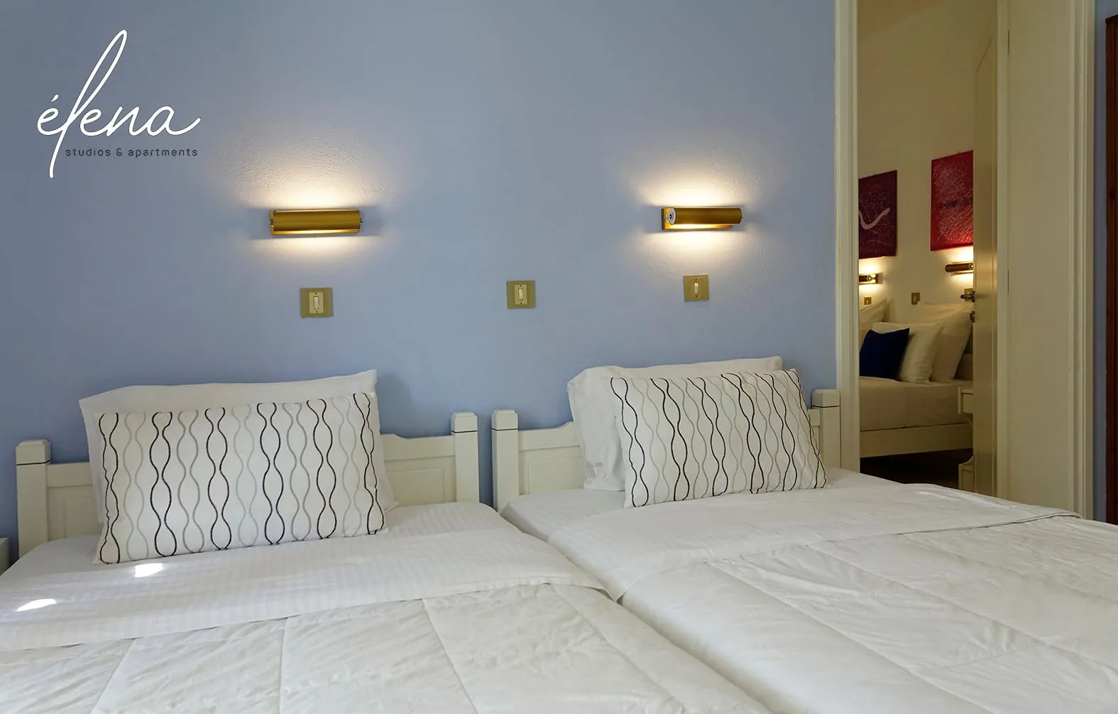Elena Studios & Apartments, Drios, Grčka — Connecting Studios 4 pax | Garden View