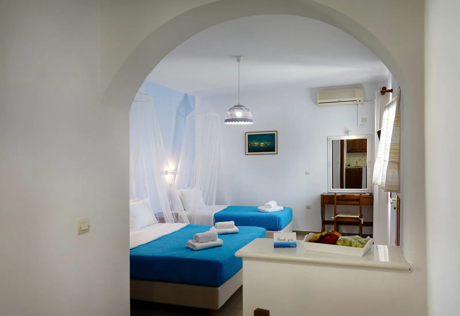 Elena Studios & Apartments, Drios, Grčka — Triple Studio with Panoramic View