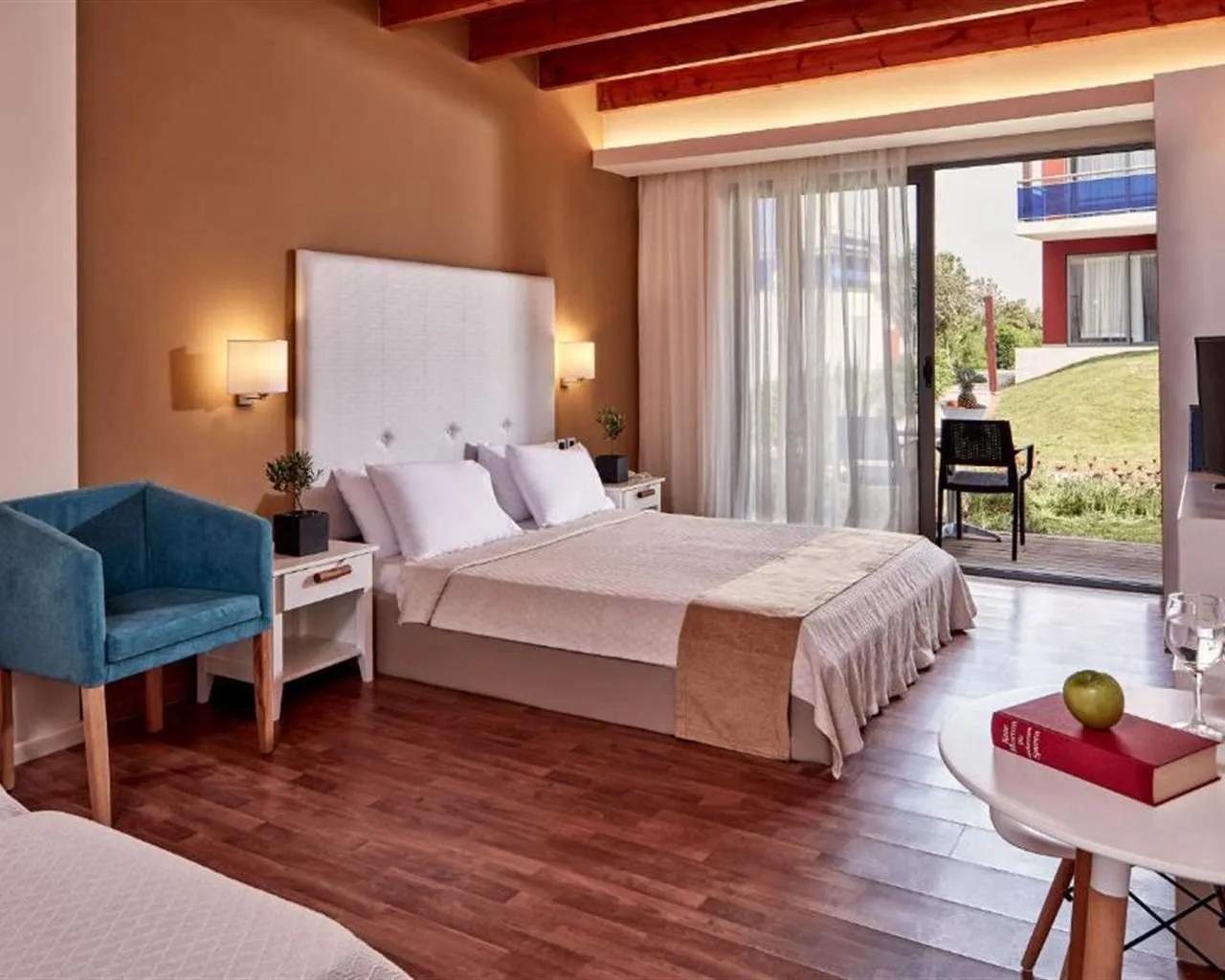 All Senses Nautica Blue Exclusive Resort By Anayia All-Inclusive Resorts, Rodos, Grčka — Family Room 3 pax Garden View