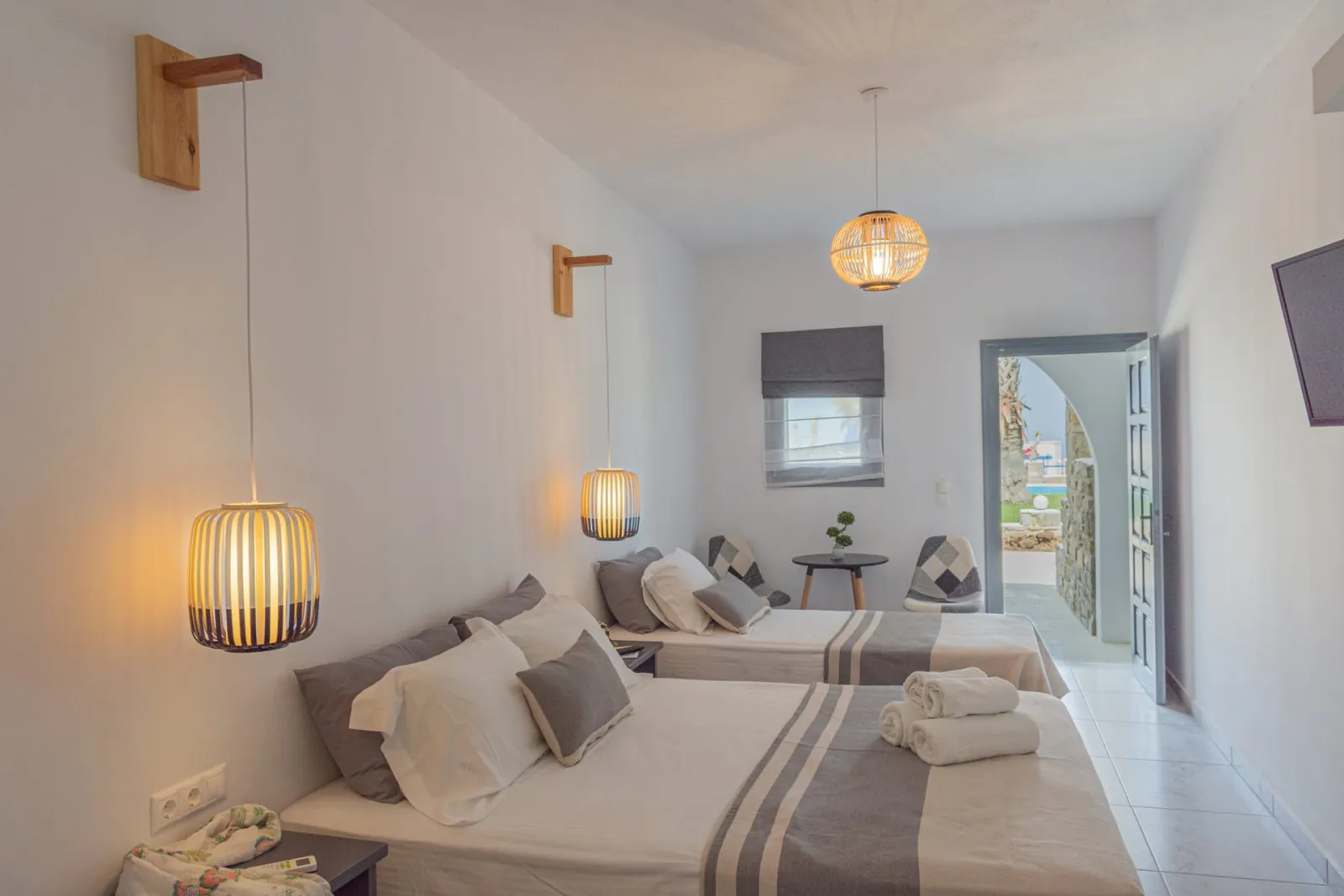 Fragoulis Village, Punda, Grčka — Comfort Room with Sea View