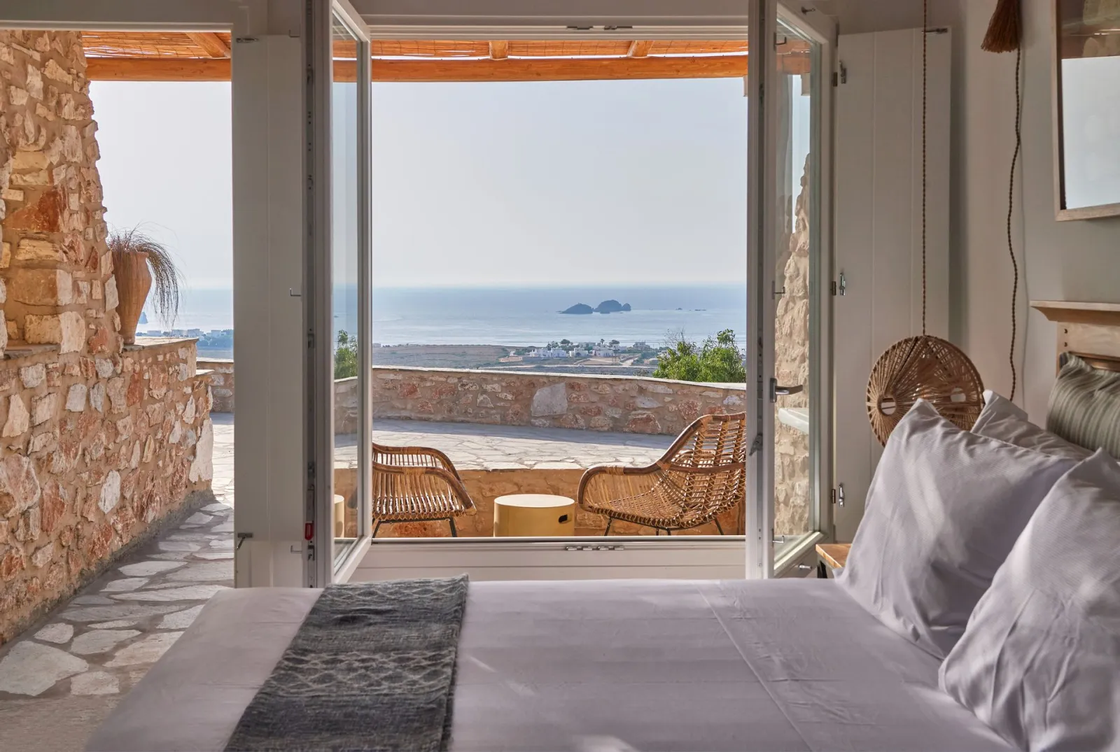 Mythic Paros, Adults - Only, Punda, Grčka — Deluxe Double Sea View