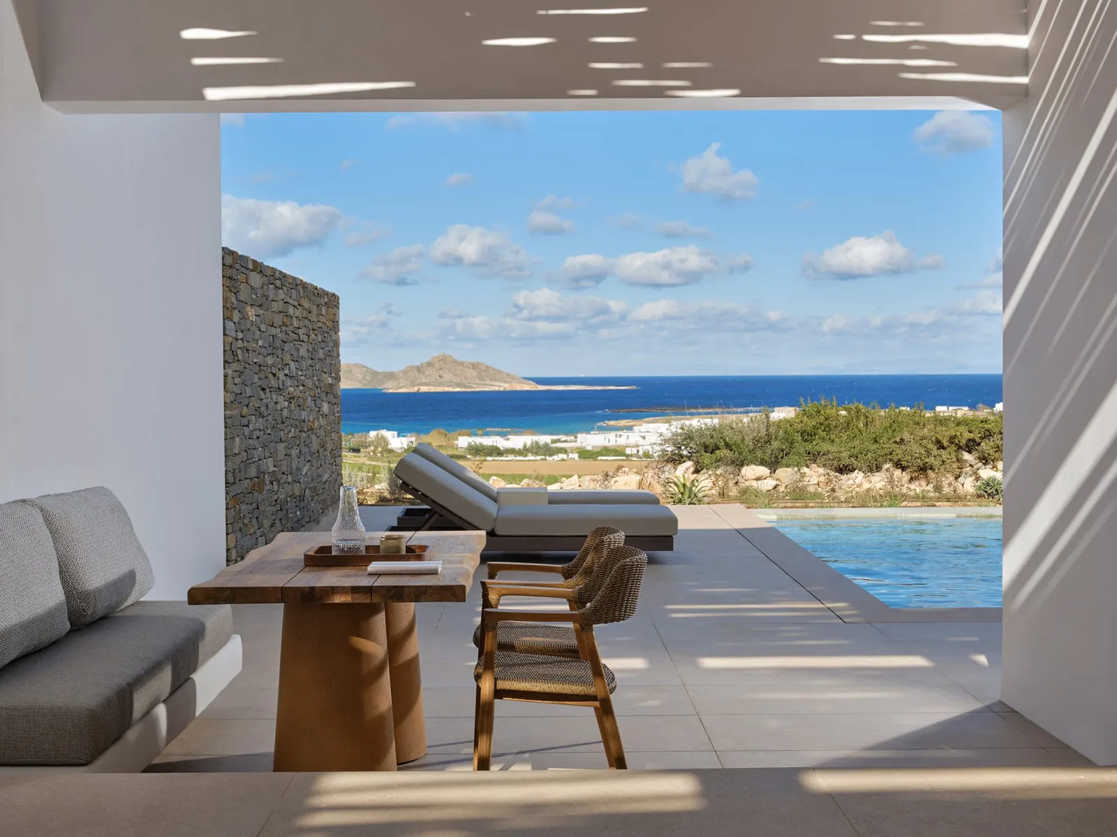 Orosea Paros, Nausa, Grčka — Estate Suite Private Pool Sea View