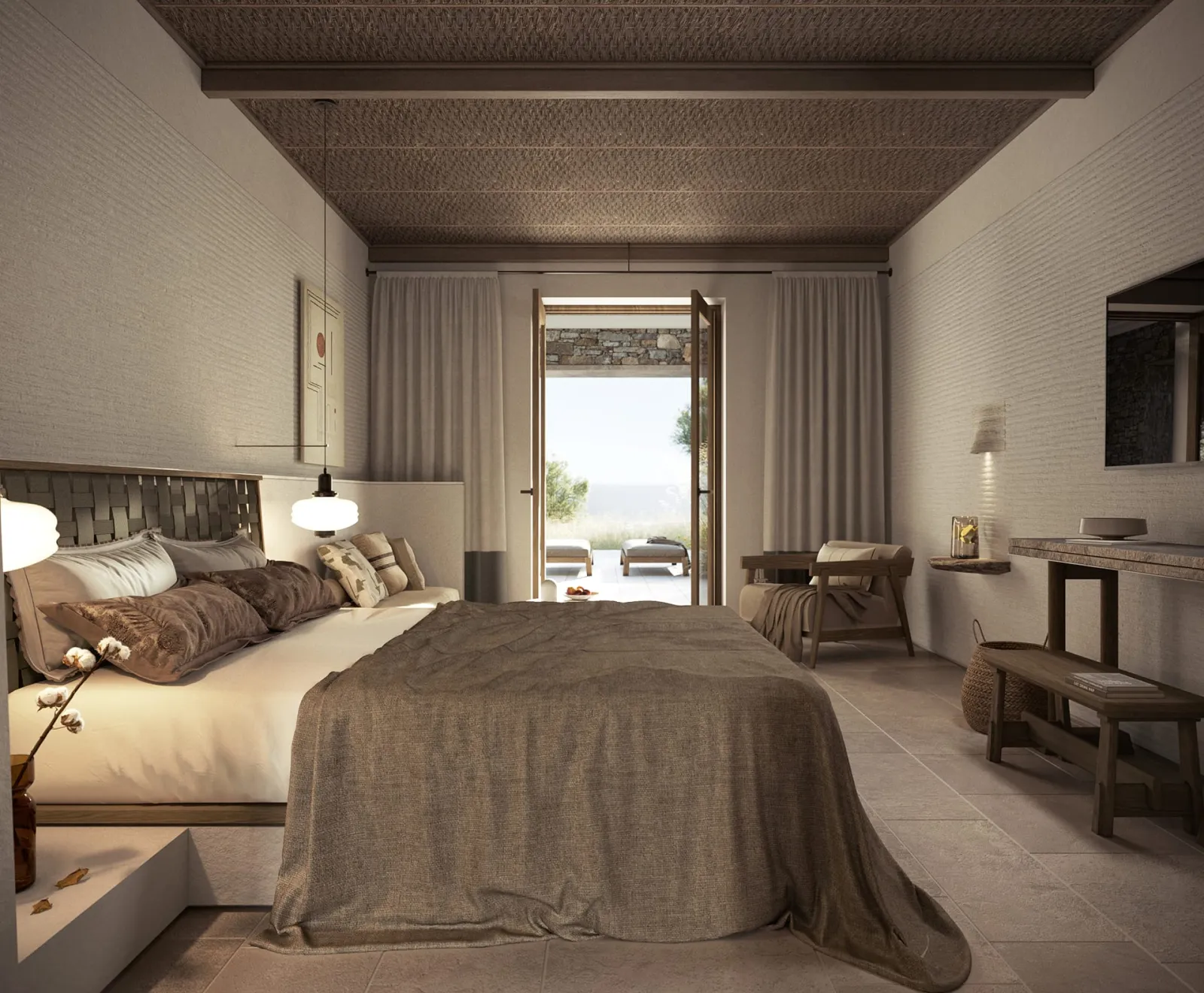 Parian Chronicle Hotel Paros, Destination by Hyatt, Punda, Grčka — 1 Bedroom Suite Sea View with Hot Tub