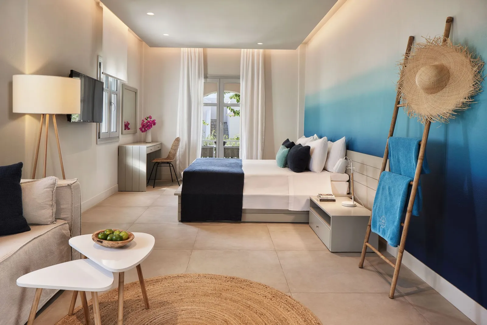 Poseidon of Paros, Drios, Grčka — Double garden/side sea view