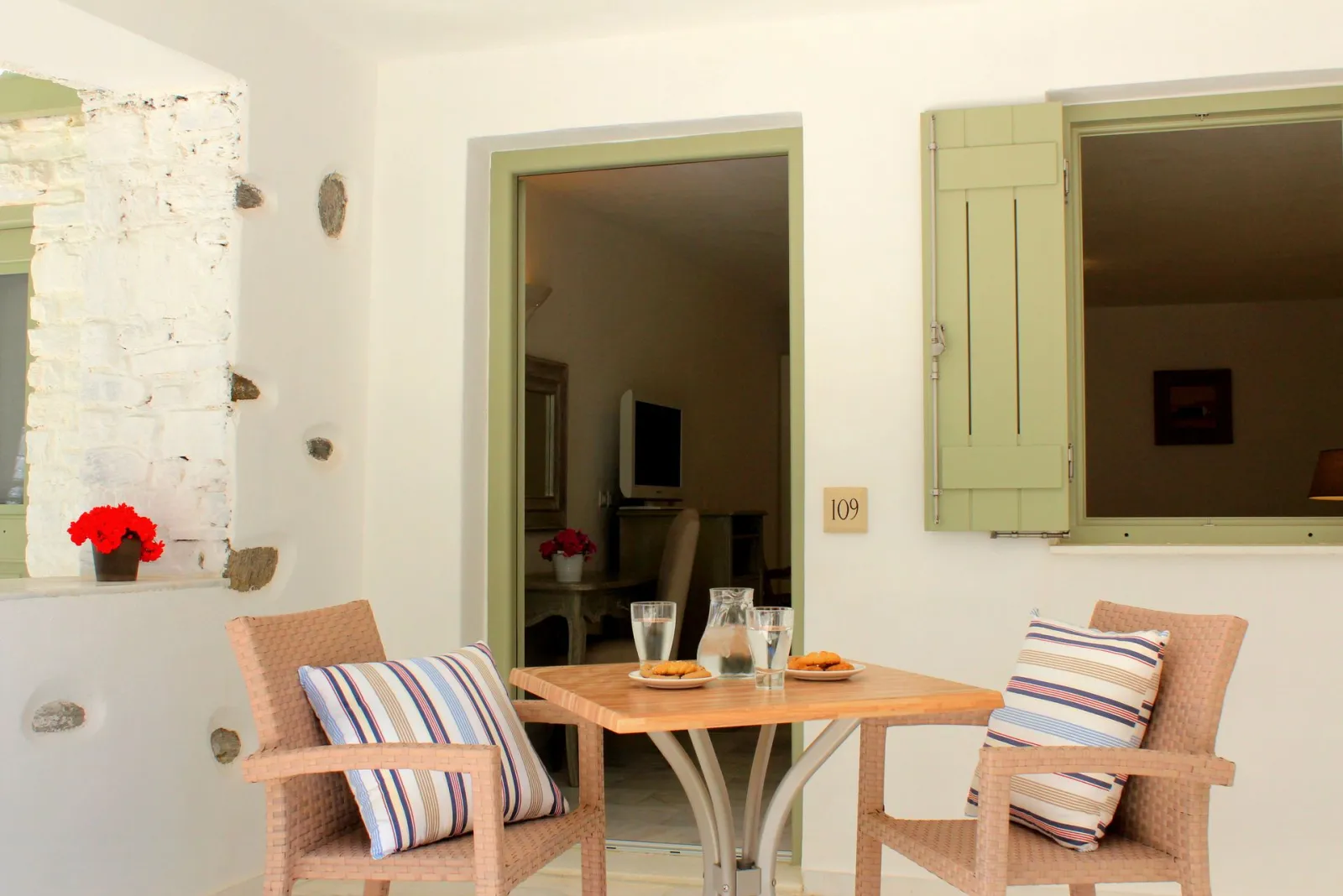 Saint Andrea Paros Seaside Resort - Adults Only, Nausa, Grčka — Junior Suite | Garden View Ground Floor