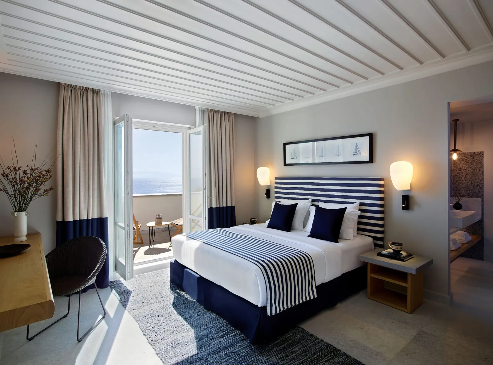 Summer Senses Luxury Resort Paros, Drios, Grčka — Island Suite Sea View