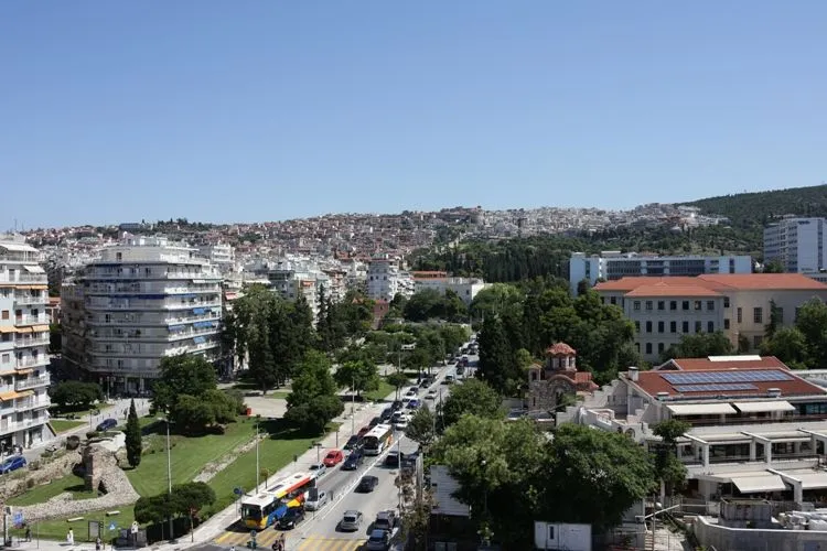 ABC Hotel Thessaloniki, Solun, Grčka — Single Room with Balcony & City View