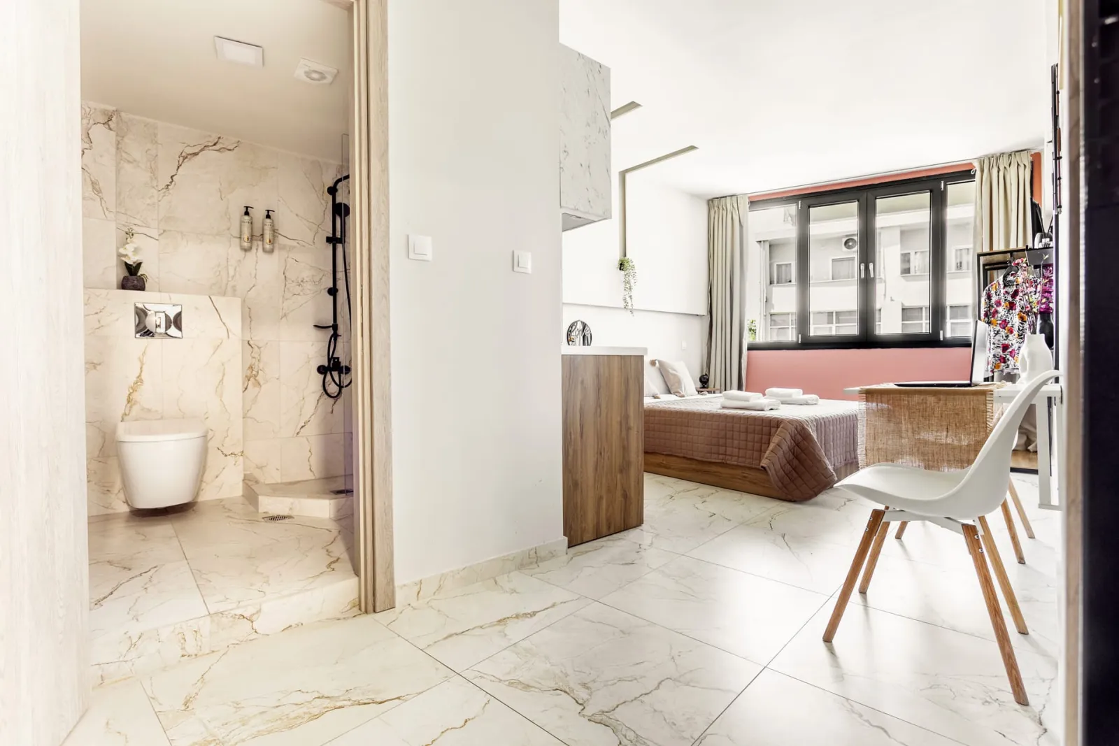 Aeons by Hotelia Hospitality Group, Solun – Vardaris, Grčka — Double Studio - Western Walls View