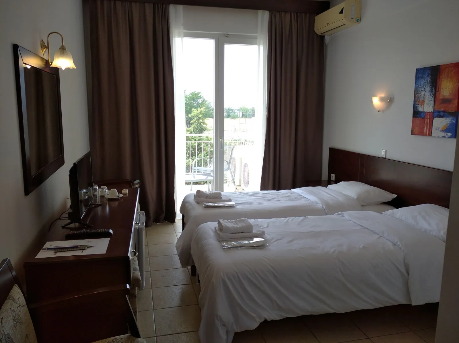 City Gate Airport Hotel Thessaloniki, Termi (Thermi), Grčka — Twin Room