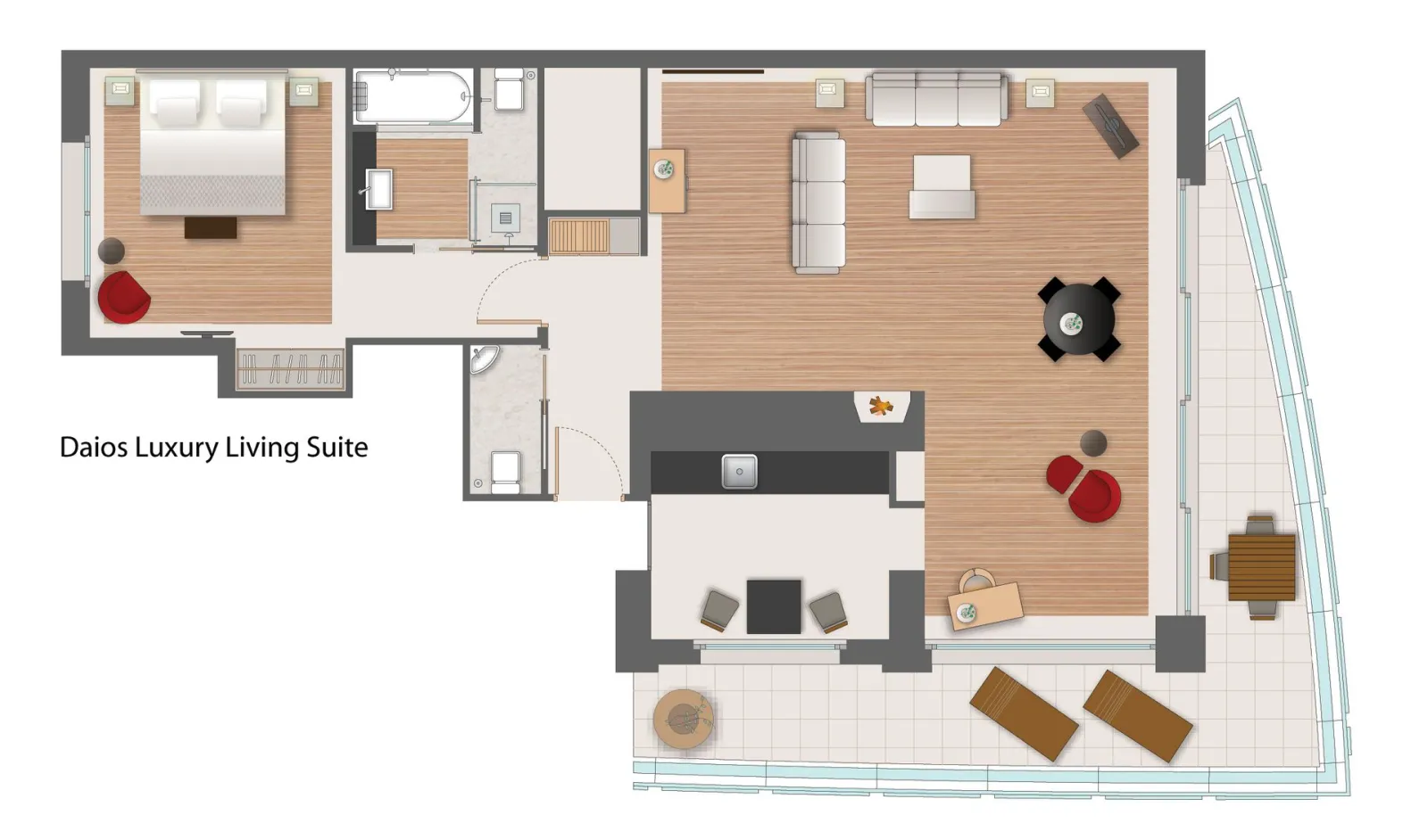 Daios Luxury Living, Grčka — Daios Luxury Living Suite Front Sea View 100-110m²