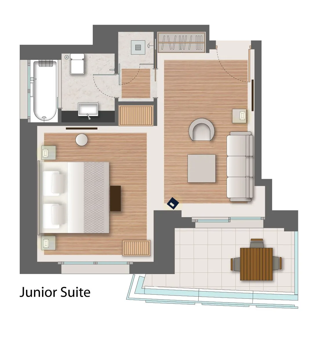 Daios Luxury Living, Grčka — Junior Suite Side Sea View 39-48m²