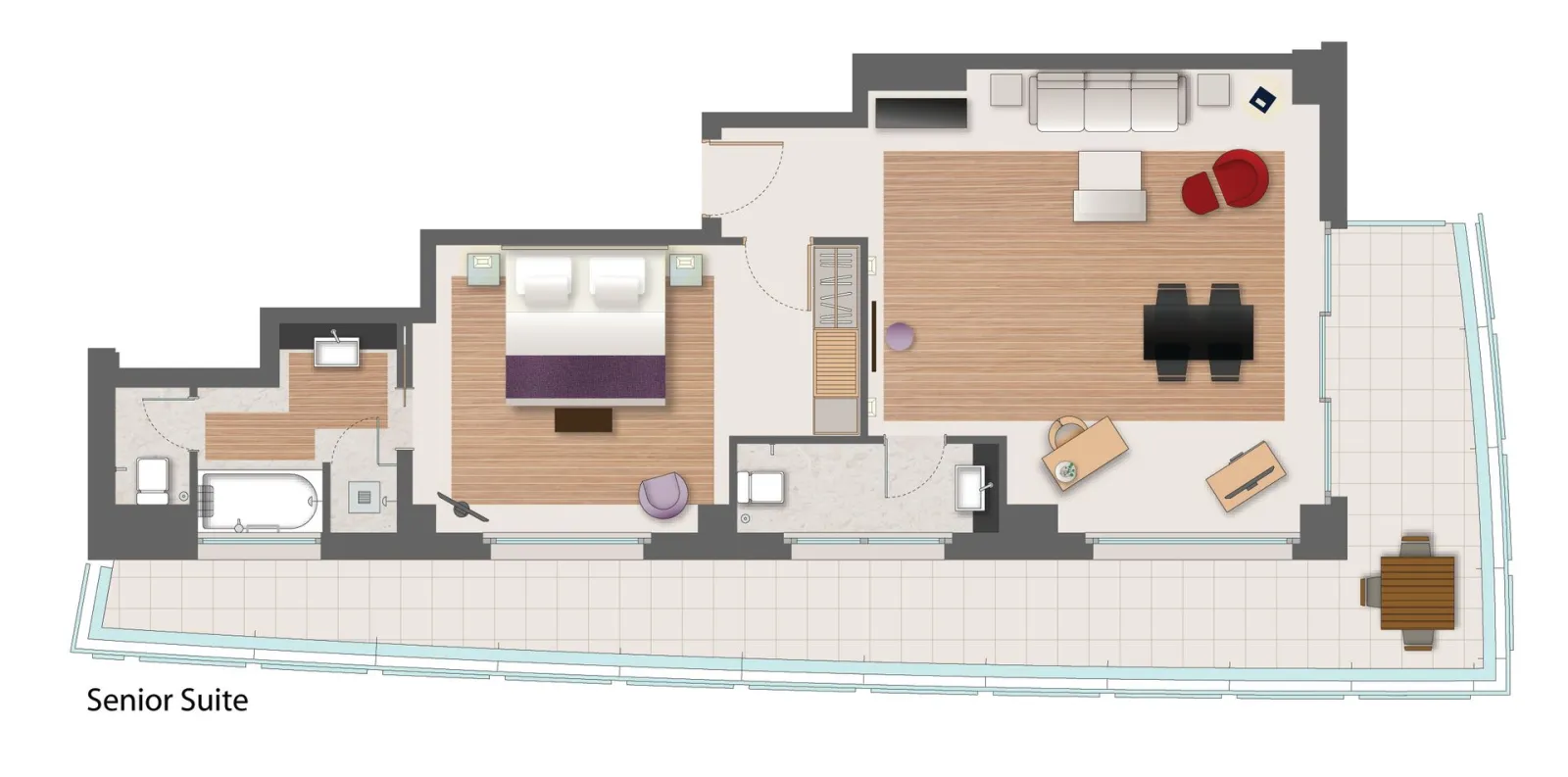 Daios Luxury Living, Grčka — Senior Suite Front Sea View 90m²
