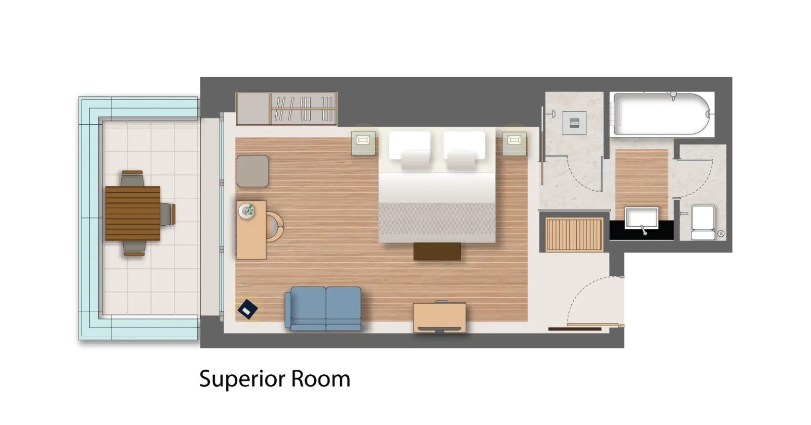 Daios Luxury Living, Grčka — Superior Room City View 30-32m²