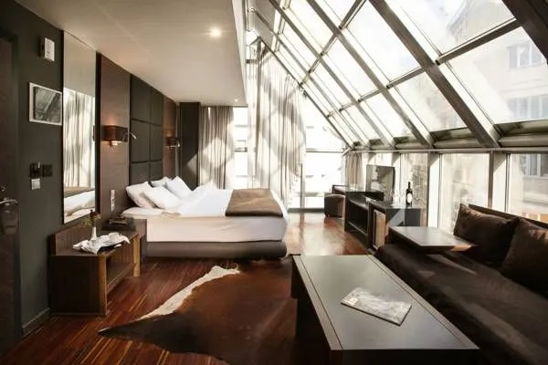 Diamond Suites Thessaloniki, Grčka — Emerald Sky View Suite