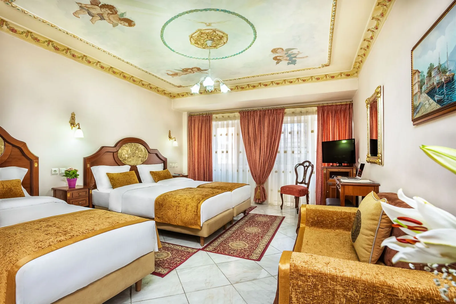 Imperial Palace | Classical Hotel, Grčka — Standard Triple (King+Single Bed) City View