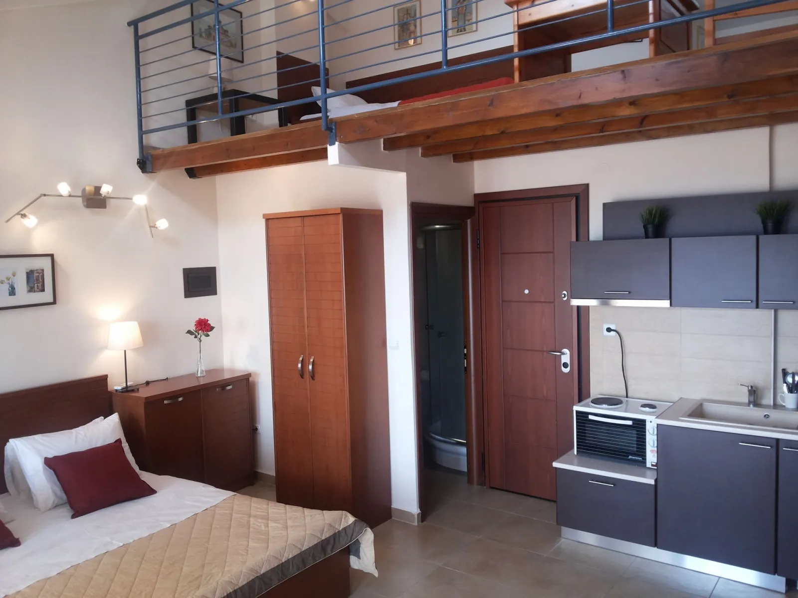 Kripis Studios Thessaloniki, Solun – Ano Poli, Grčka — No4 - Studio with Sea View - Split Level