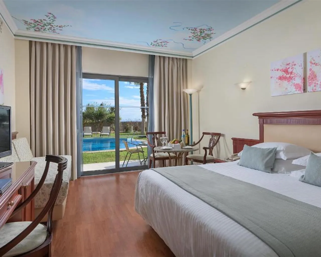 Atrium Palace Thalasso Spa Resort & Villas, Rodos, Grčka — Double Room Pool Garden View
